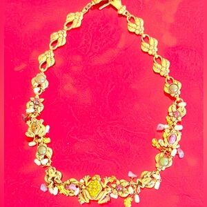 NWOT vintage Mary DeMarco art necklace